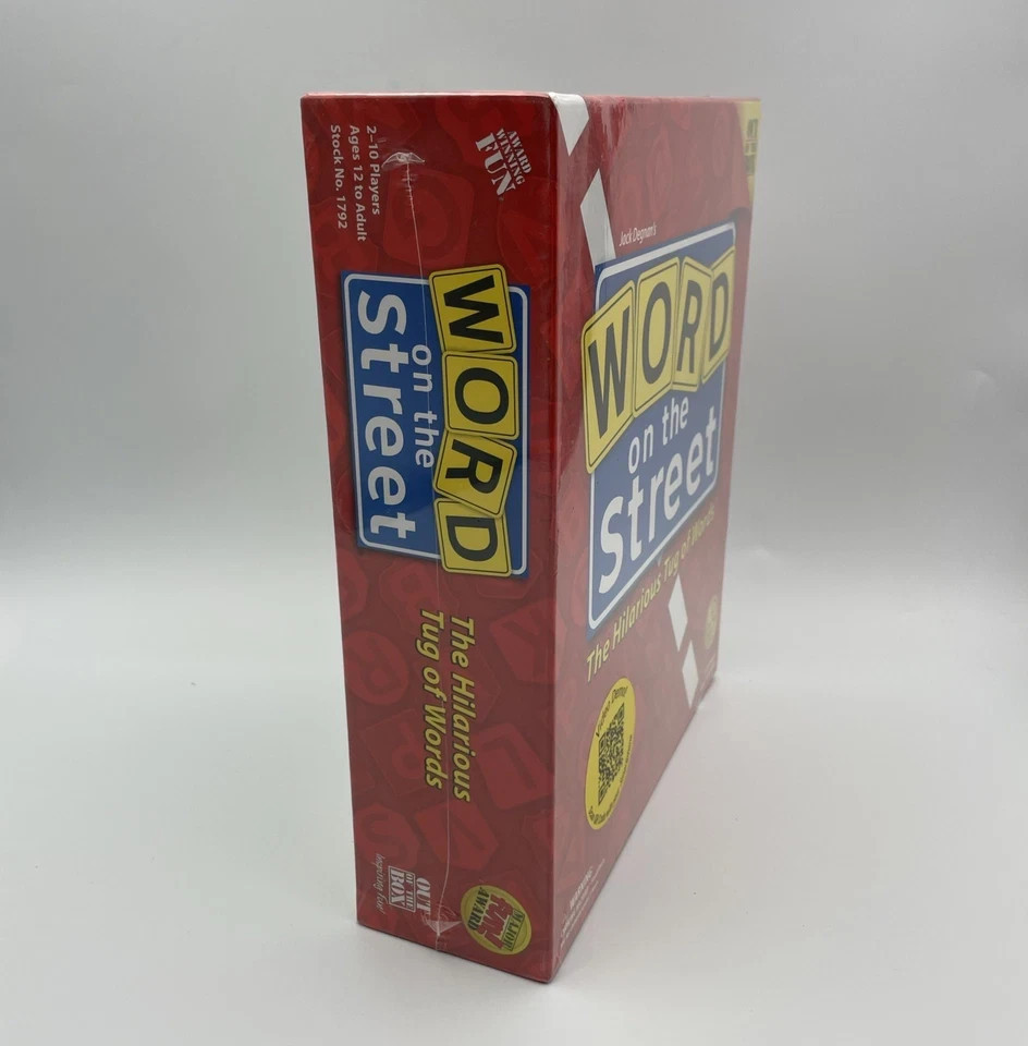 Word On The Street Board Game The Hilarious Tug Of Words – New In Box Sealed NIB