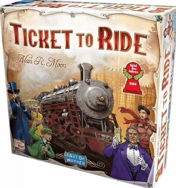 Days of Wonder Ticket To Ride by Alan R. Moon Train Adventure Board Game New