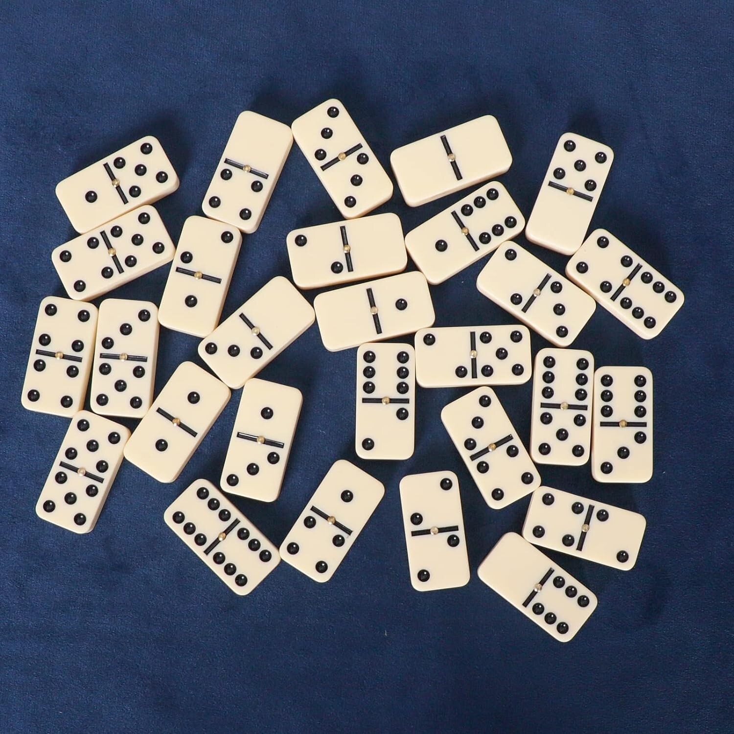 Dominoes Set for Adults Large Size Tile 2.17 Inch 28 Pieces Double Six Dominos