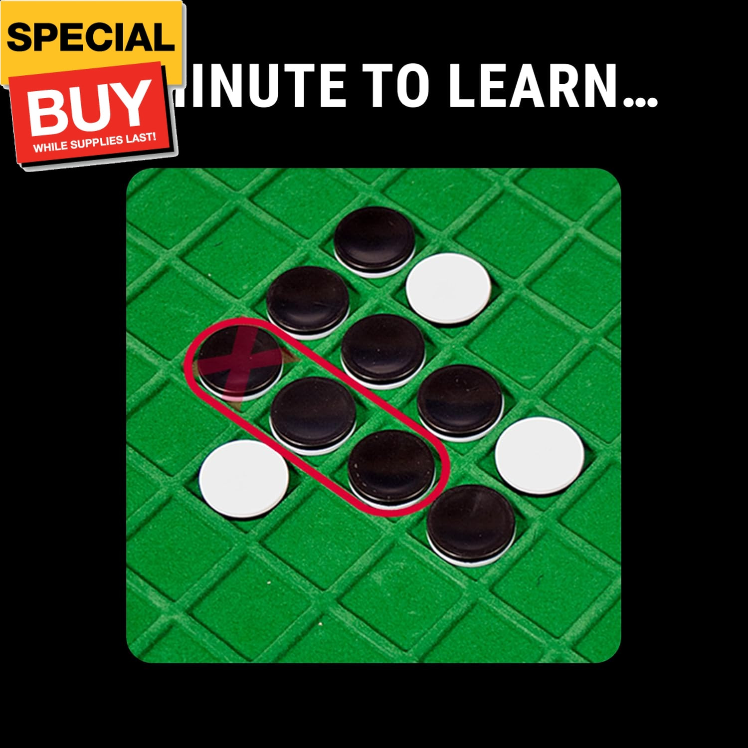 Othello® Classic Family and 2-Player Game for Ages 8 and Up