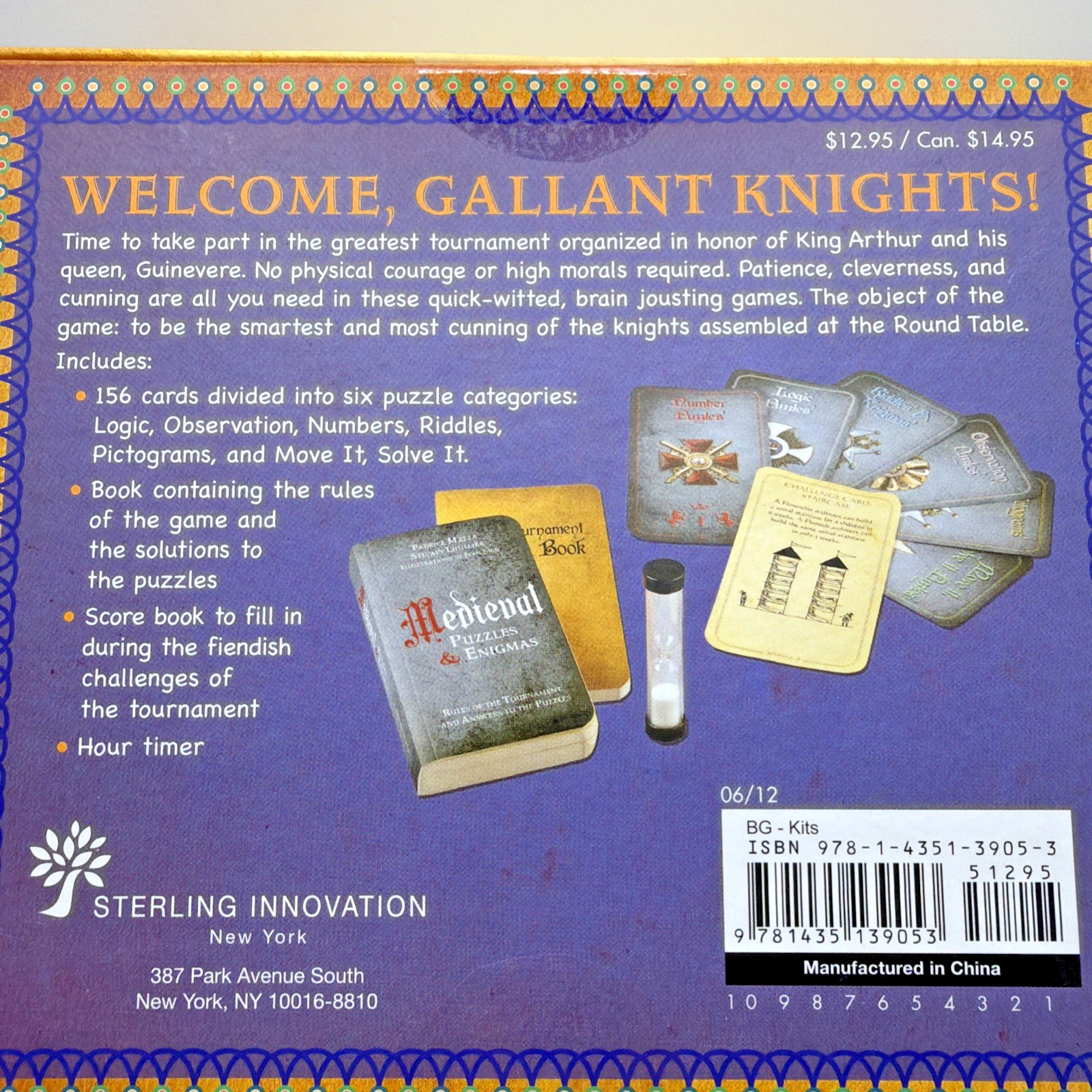 Medieval Puzzles & Enigmas 150 Jousting games for the brain complete