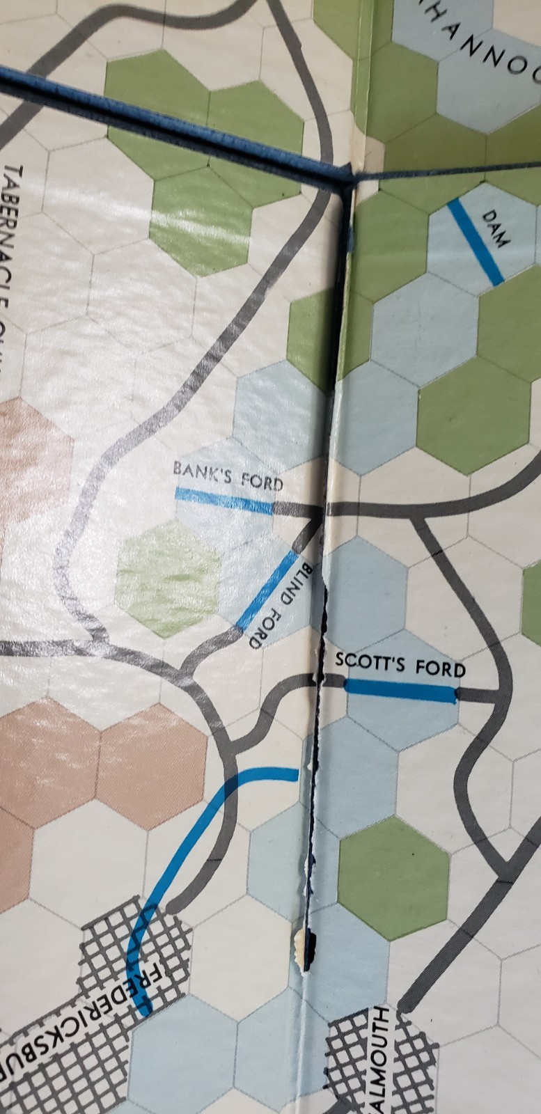 CHANCELLORSVILLE Civil War Battle Board Game, by Avalon Hill, 1961 1st Edition