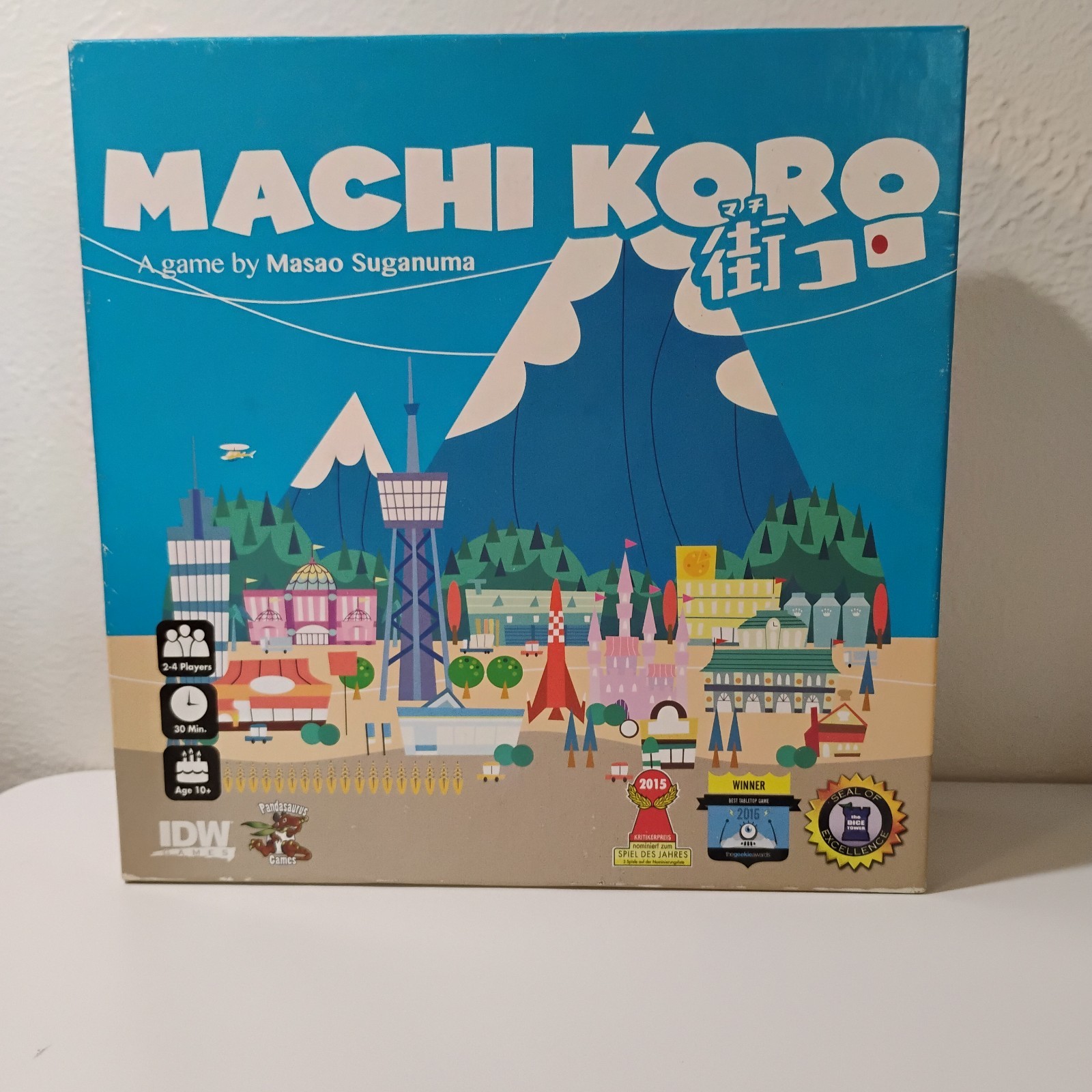 Machi Koro Game IDW Game, 2-4 players, 10+, 30 minutes, Used & Complete