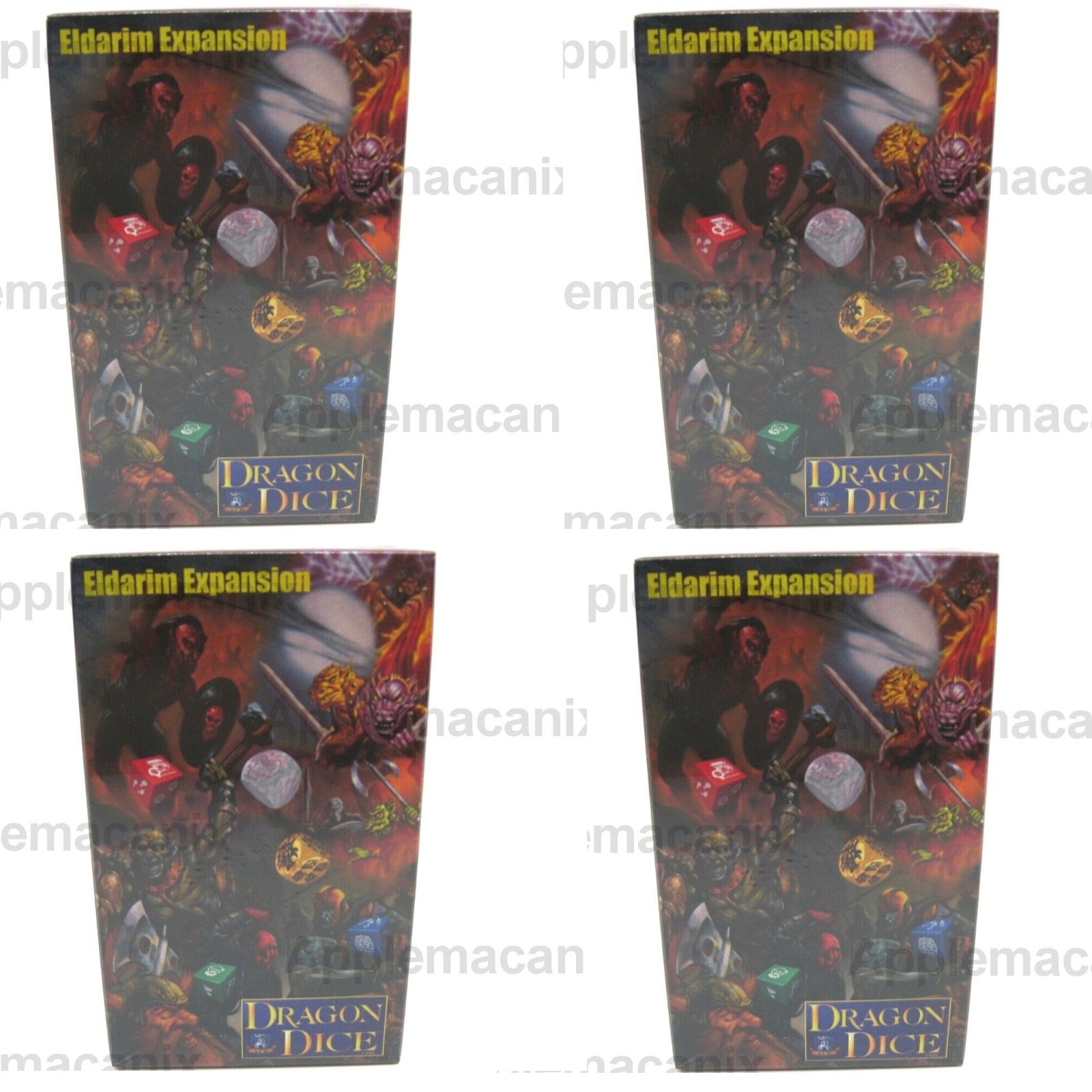 (4) Dragon Dice Eldarim Expansion Dragonslayer Dragonhunters Kicker Box SFR TSR