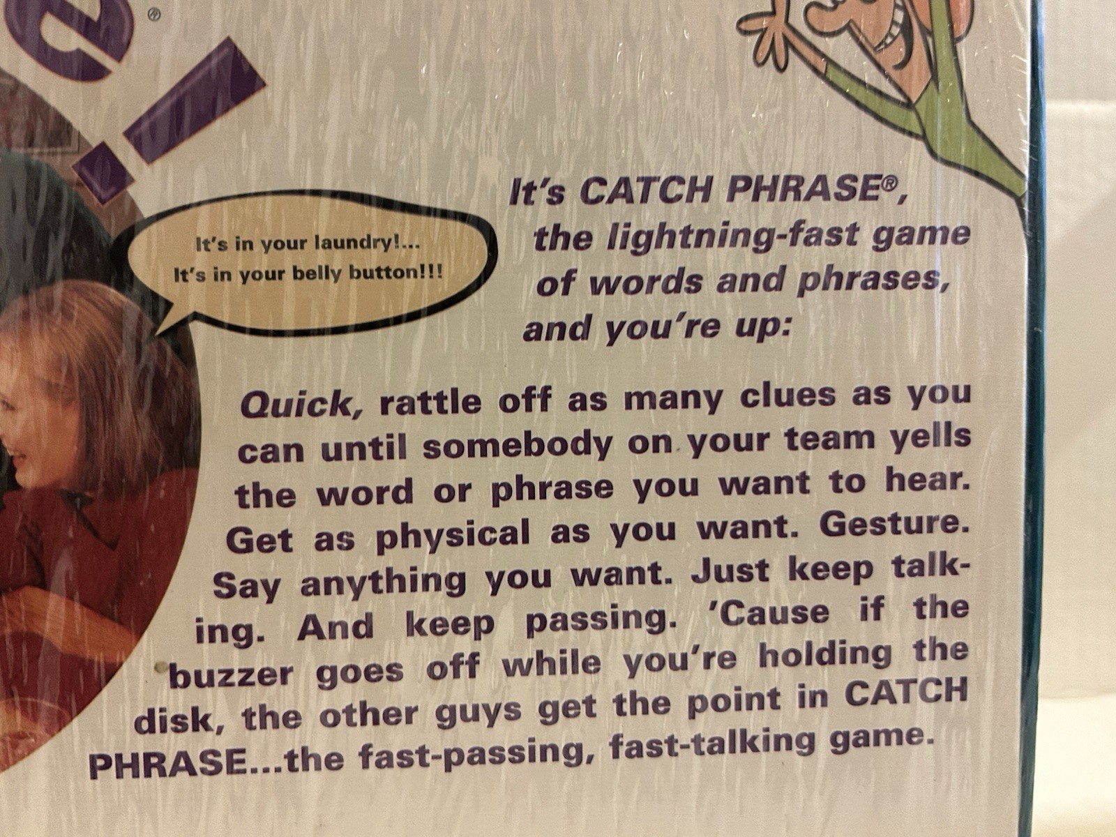 Catch Phrase Party Board Game Parker Brothers Fast Passing Fast Talking 1994 NEW