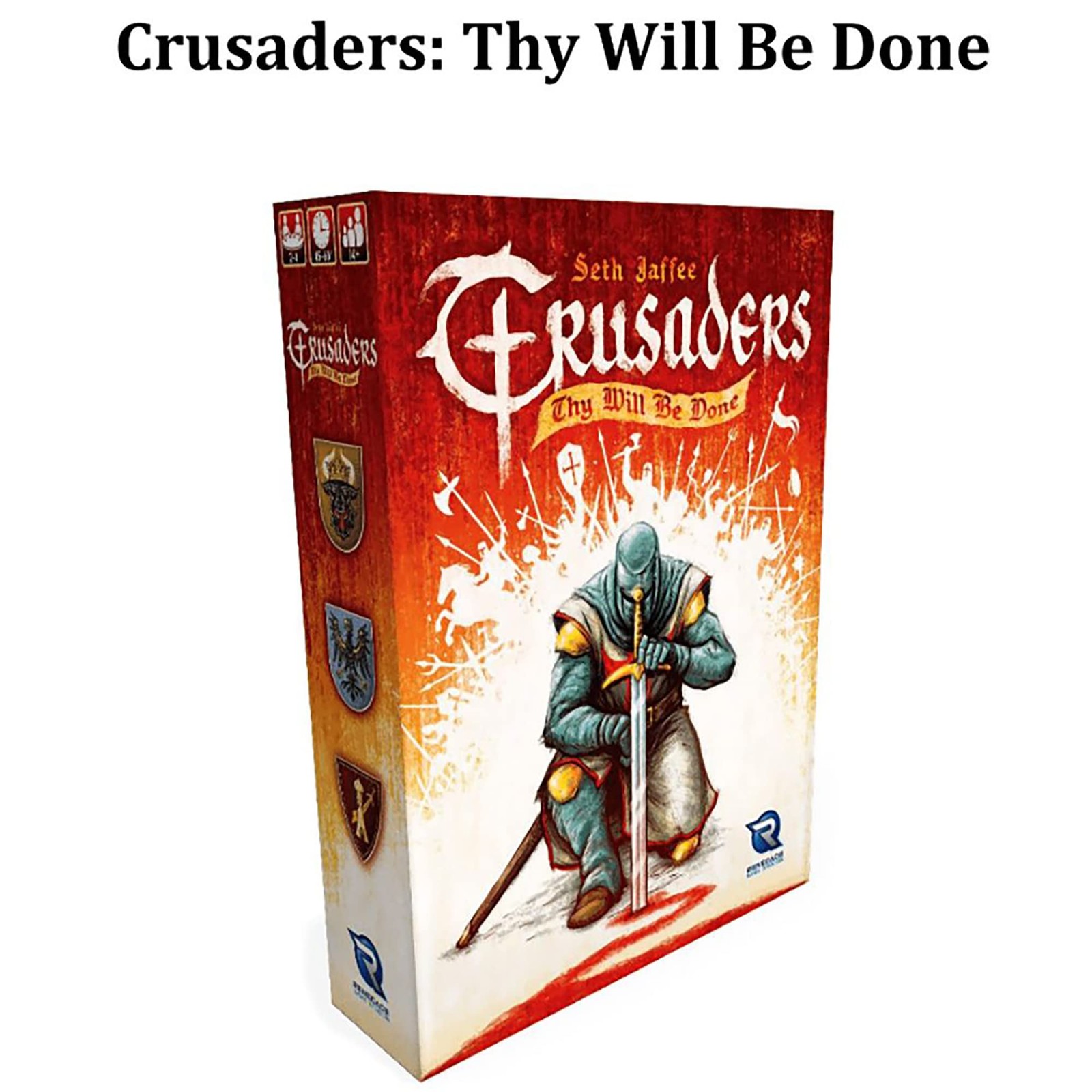Crusaders: Thy Will Be Done – Medivel Strategy Boardgame, Ages 14+, 2-4 Players,