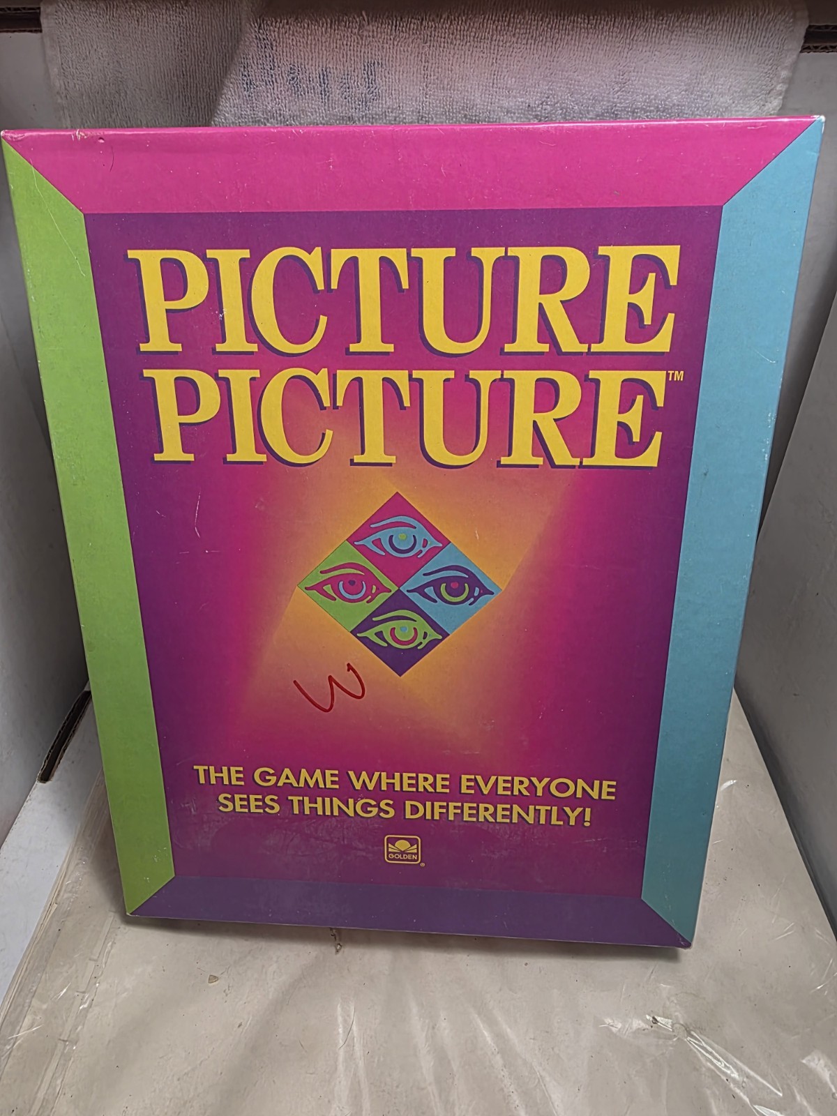 1992 Western Publishing/Golden”Picture Picture” Multi Player Board Game/Complete