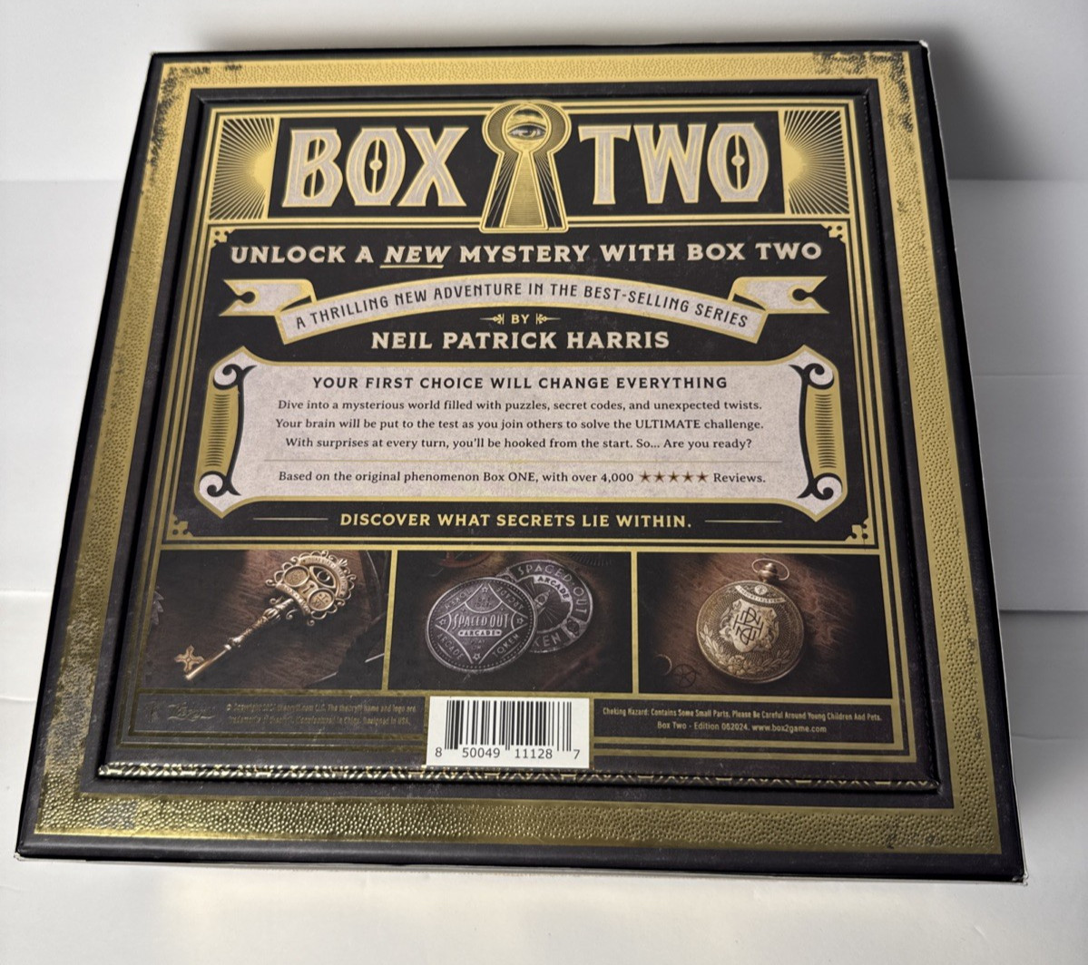 Theory 11 Box Two Neil Patrick Harris Escape Room Puzzles Codes and Challenges