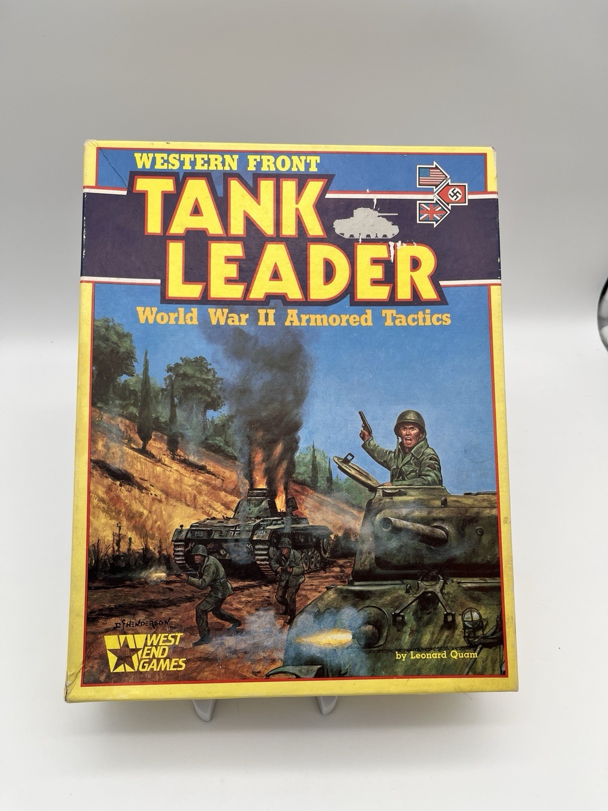 Western Front Tank Leader West End Games VTG 1987