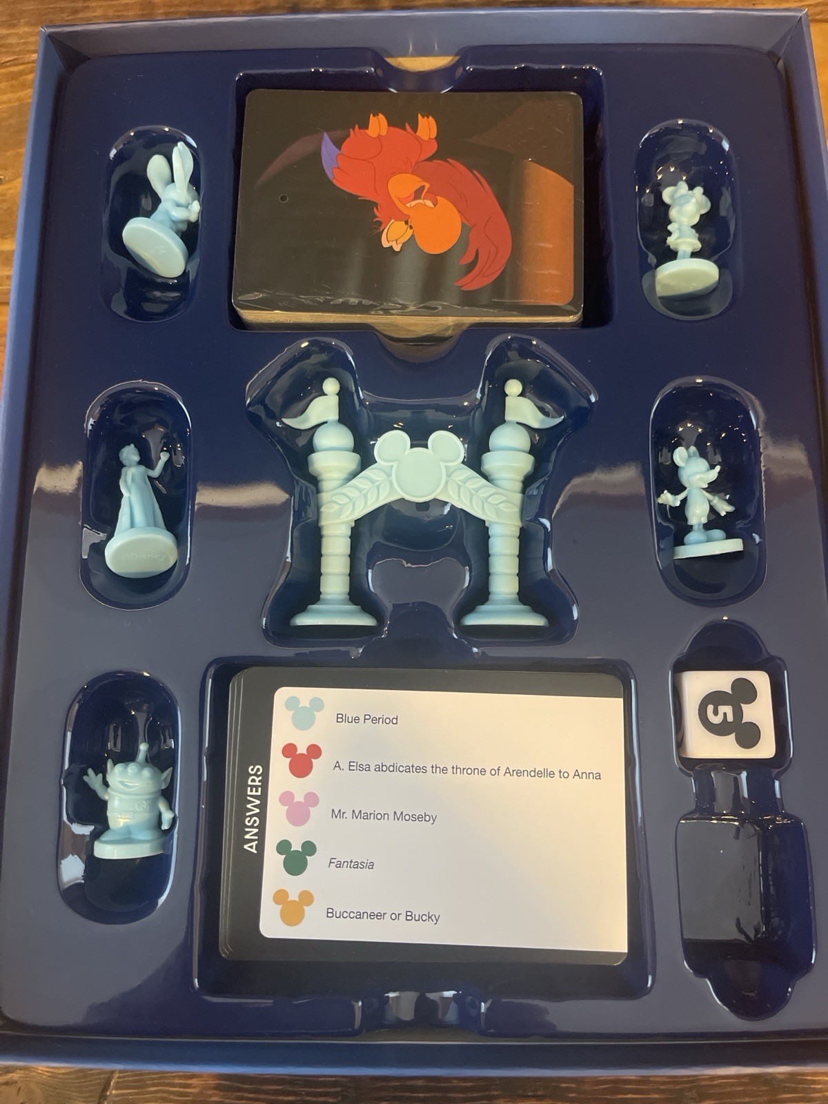 Disney Trivia (Open box) – 1250 Trivia Questions With 5 Characters/cards