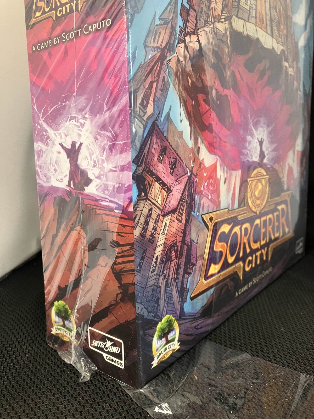 Sorcerer City Tile Laying Board Game NEW! Paper or Plastic