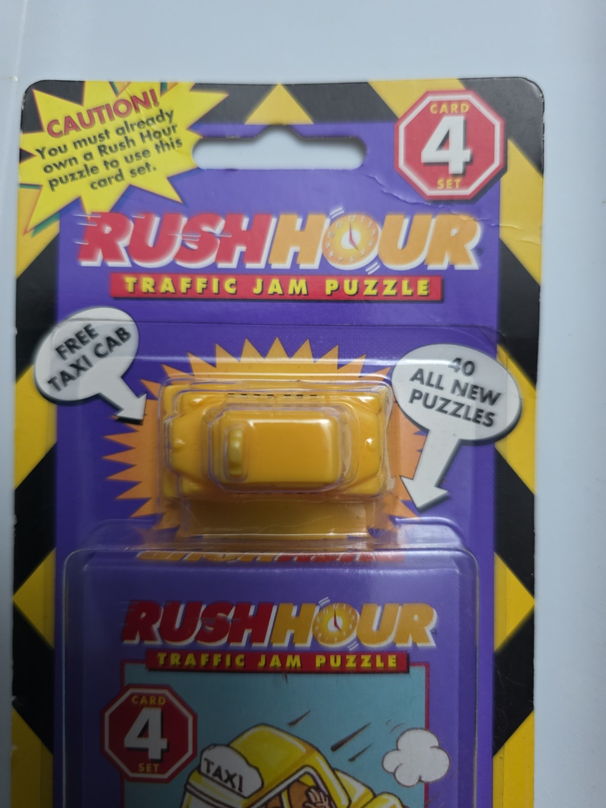 1999 Rush Hour Traffic Jam Card Set 4 w/ Car ‐ Sealed NIP Binary Arts Think Fun
