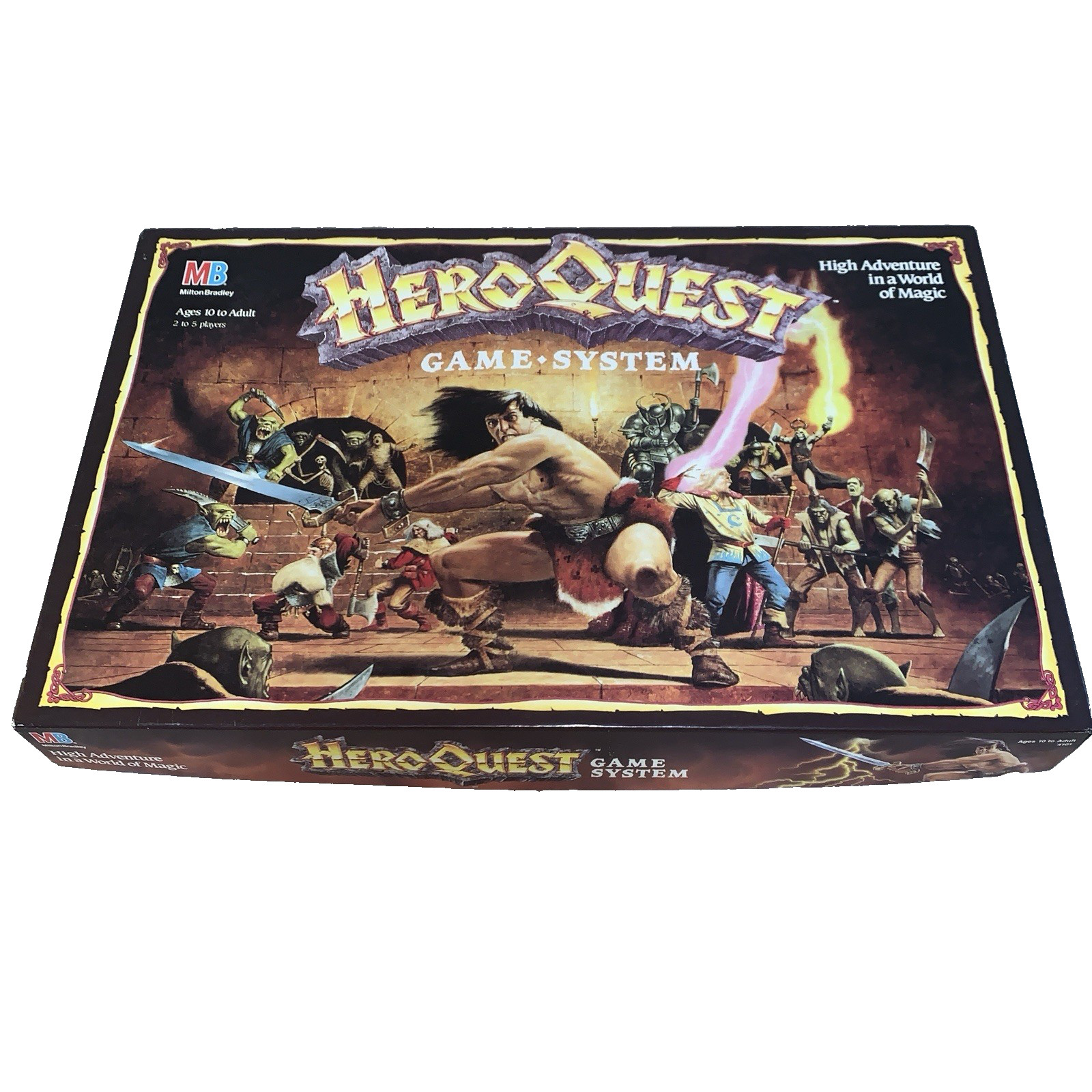 Unused Hero Quest Board Game 1990 Vintage Games Workshop HeroQuest Missing Items