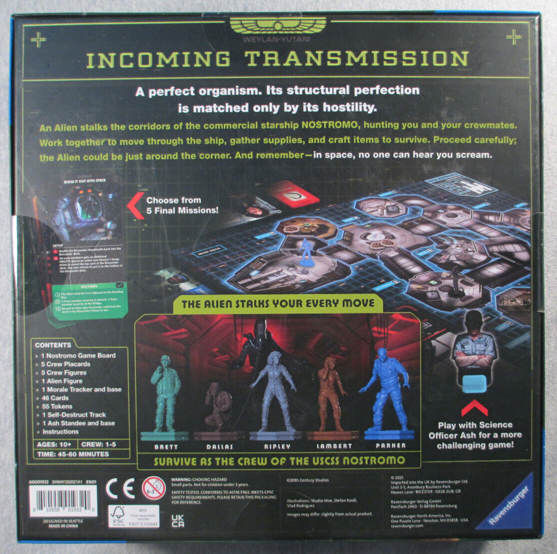 ALIEN : Fate of the Nostromo – Sealed Game – Ravensburger
