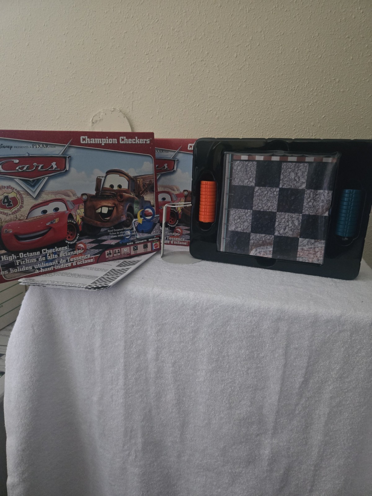 Disney ’06 Pixar Cars Champion Checkers Board Game(2) By Mattel Brand New In Box