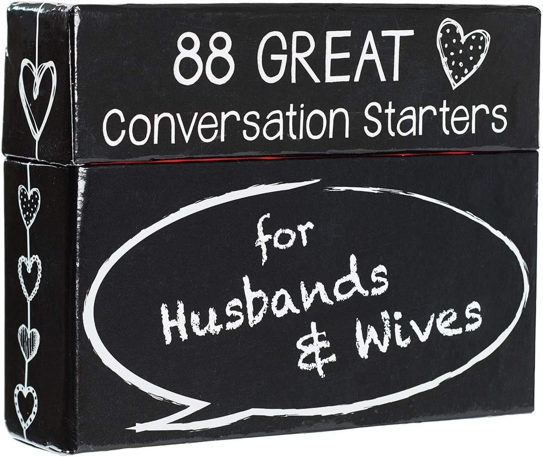 88 Great Conversation Starters For Husbands And Wives “ Romantic Card Game For