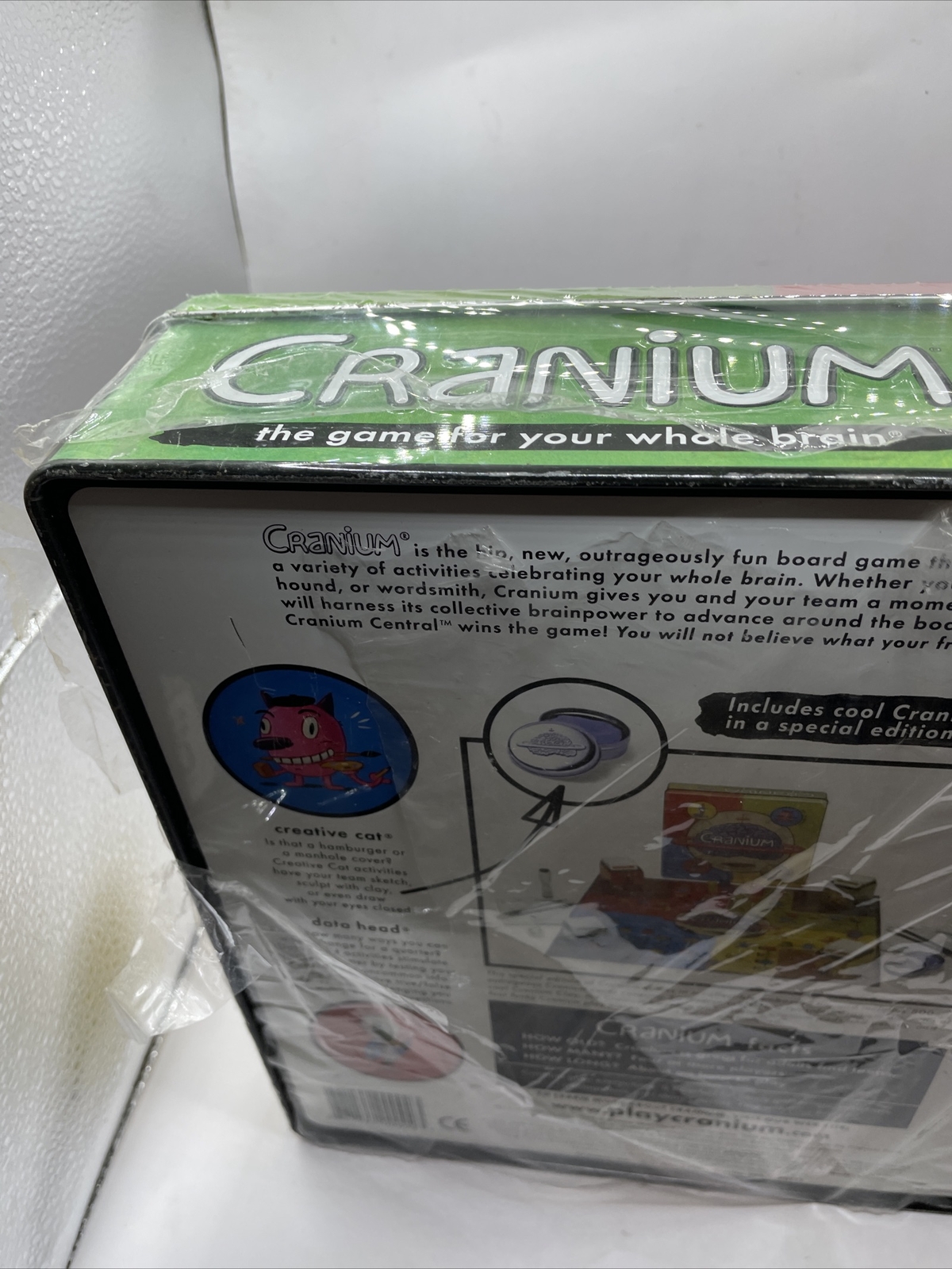 Cranium The Game for Your Whole Brain (Game) NEW. 4 or More Players. Adult &Teen