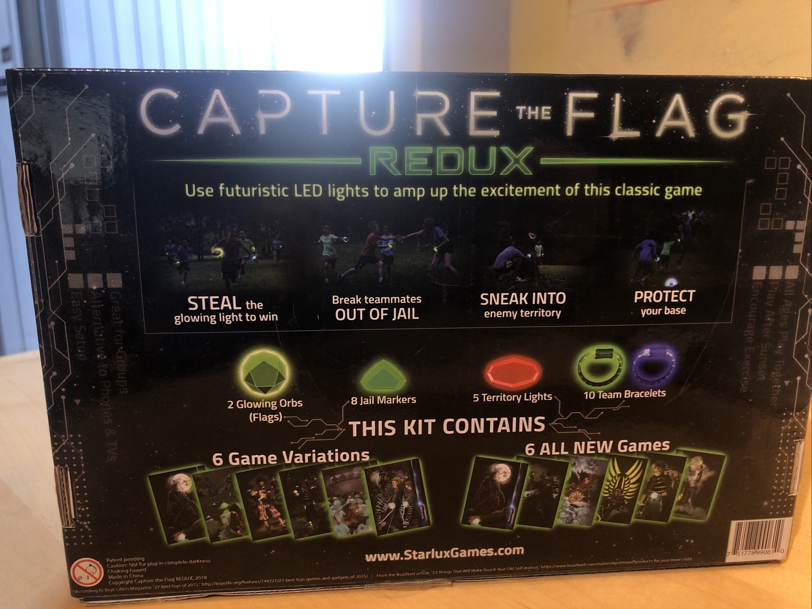 Capture The Flag Redux: The Original Glow-in-The-Dark Outdoor Game