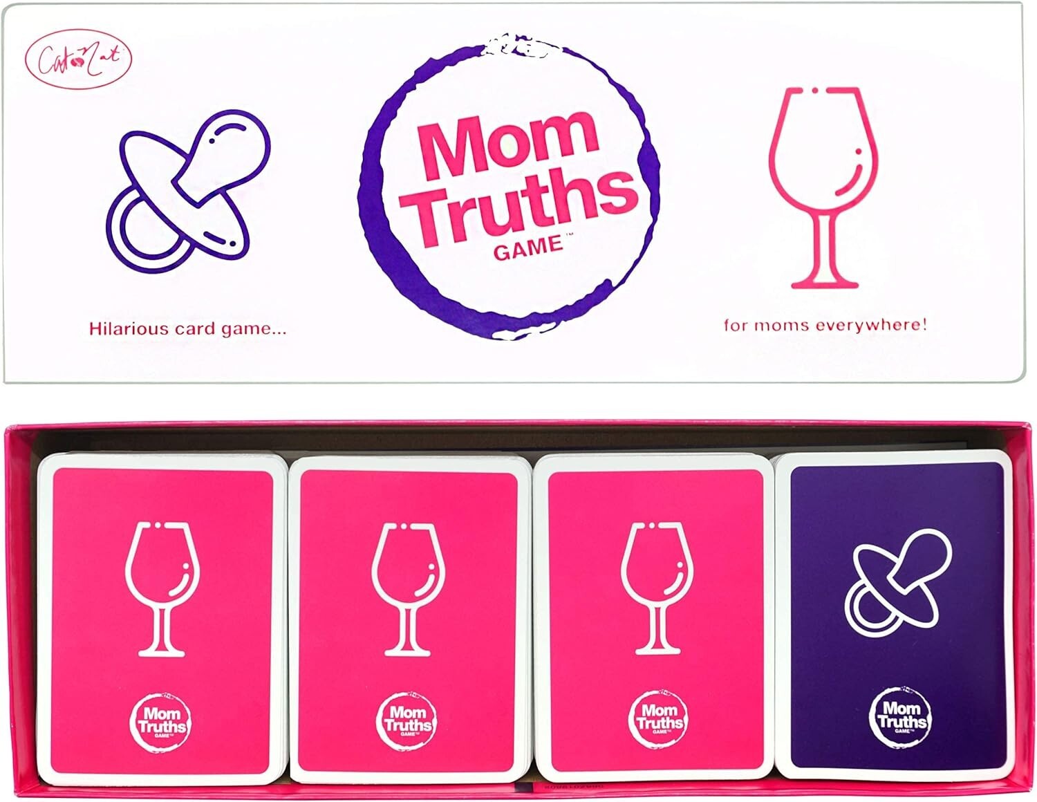 Mom Truths Raw and Uncensored Adult Cards Party Game Set