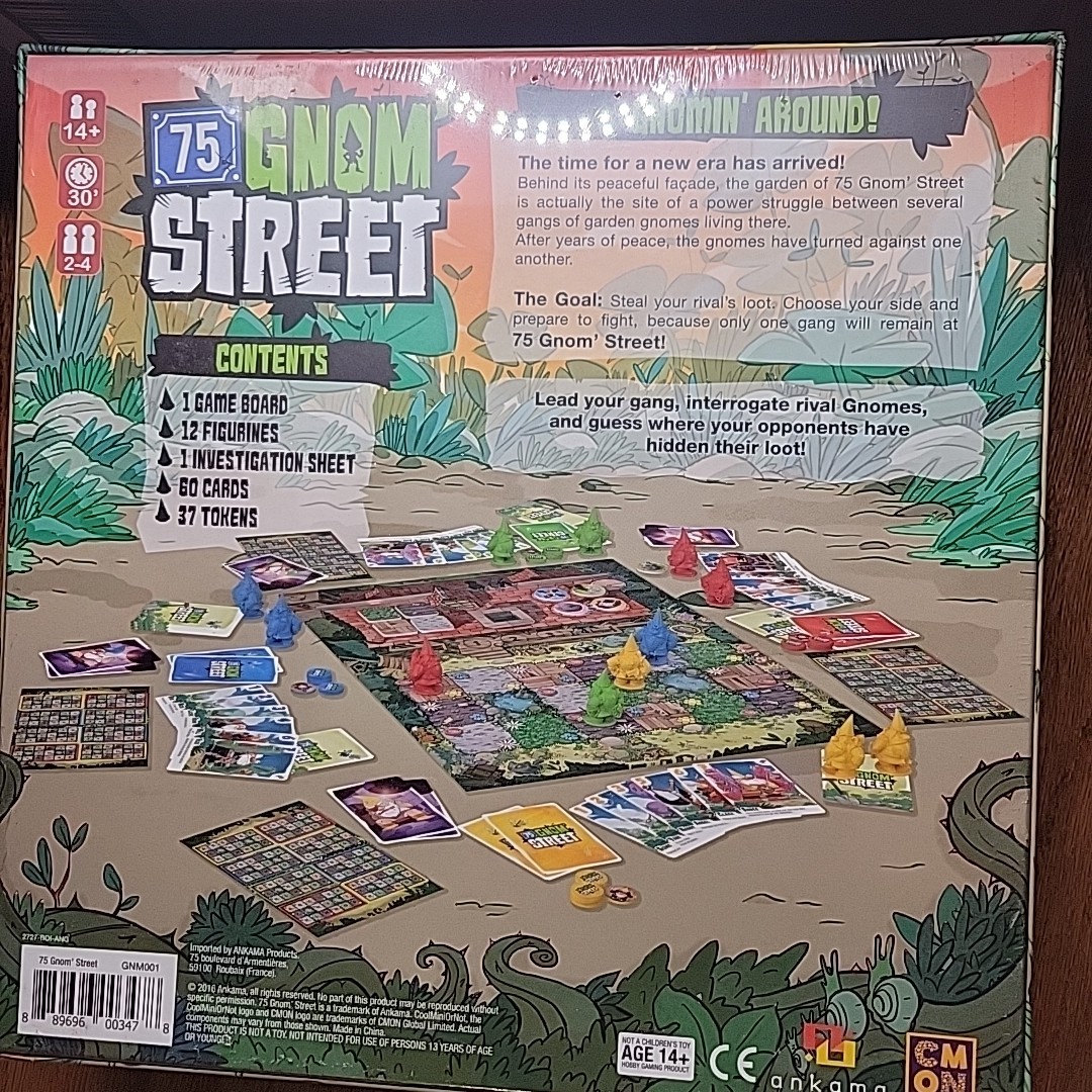 75 Gnom’ Street Board Game