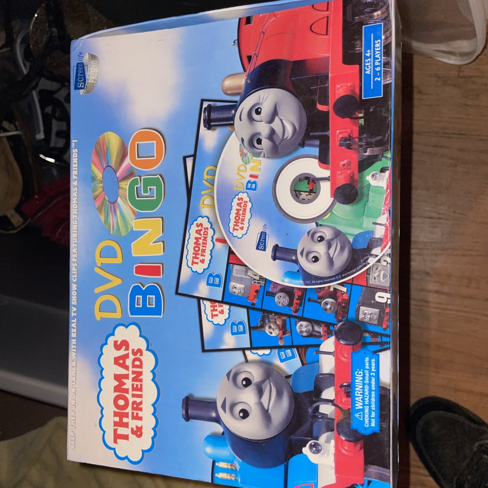 Thomas & Friends DVD Bingo Game Sealed Screenlife Kids Board Game 2–6 Players