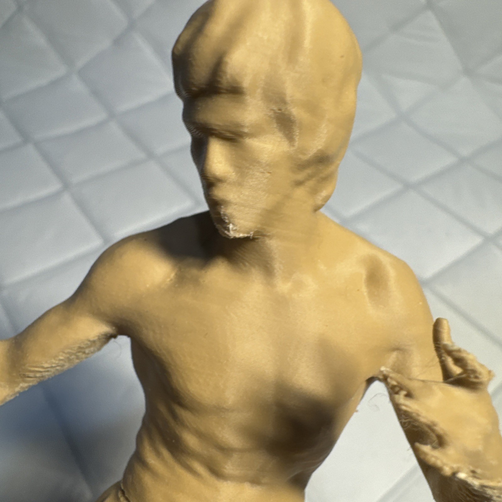 Bruce Lee Expansion: Bruce Lee Miniature Flawed 3D Rough Print Unpainted