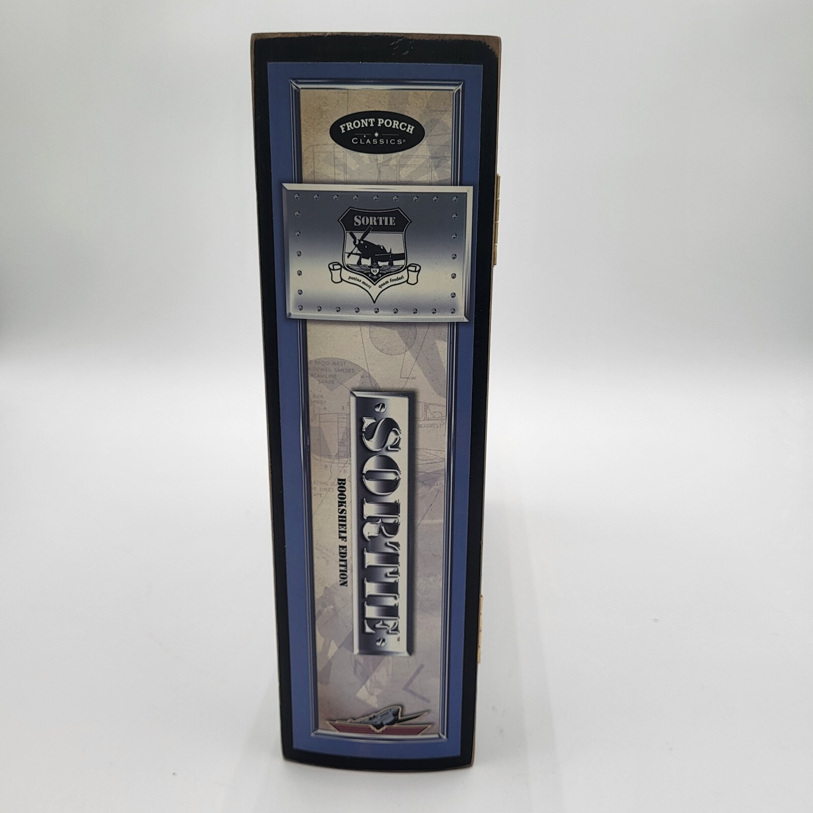 Sortie Bookshelf Edition WWII Aerial Dogfighting Game Front Porch Wooden Case