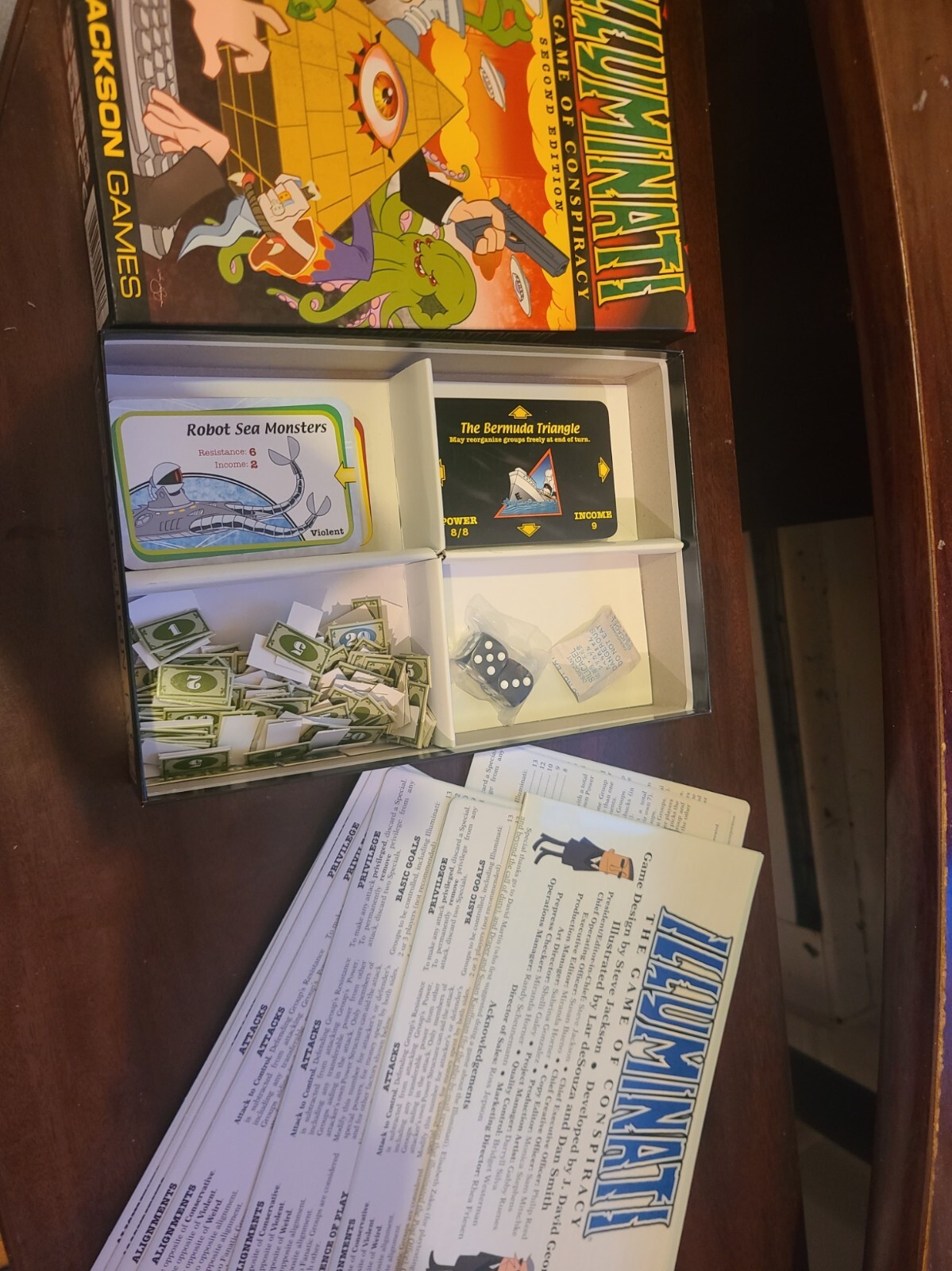 Illuminati: The Game of Conspiracy (2nd Edition) – Near Mint – Rare Collectible