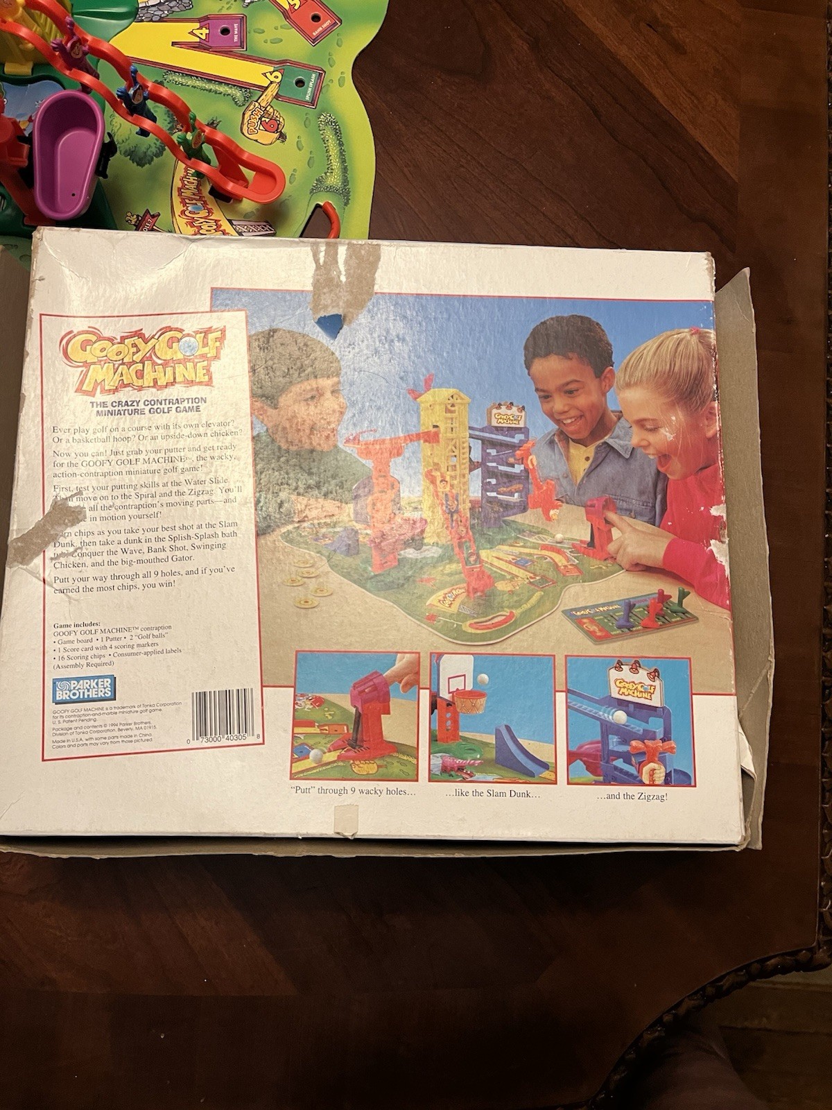 Vintage 1994 Parker Brothers Goofy Golf Machine Board Game COMPLETE