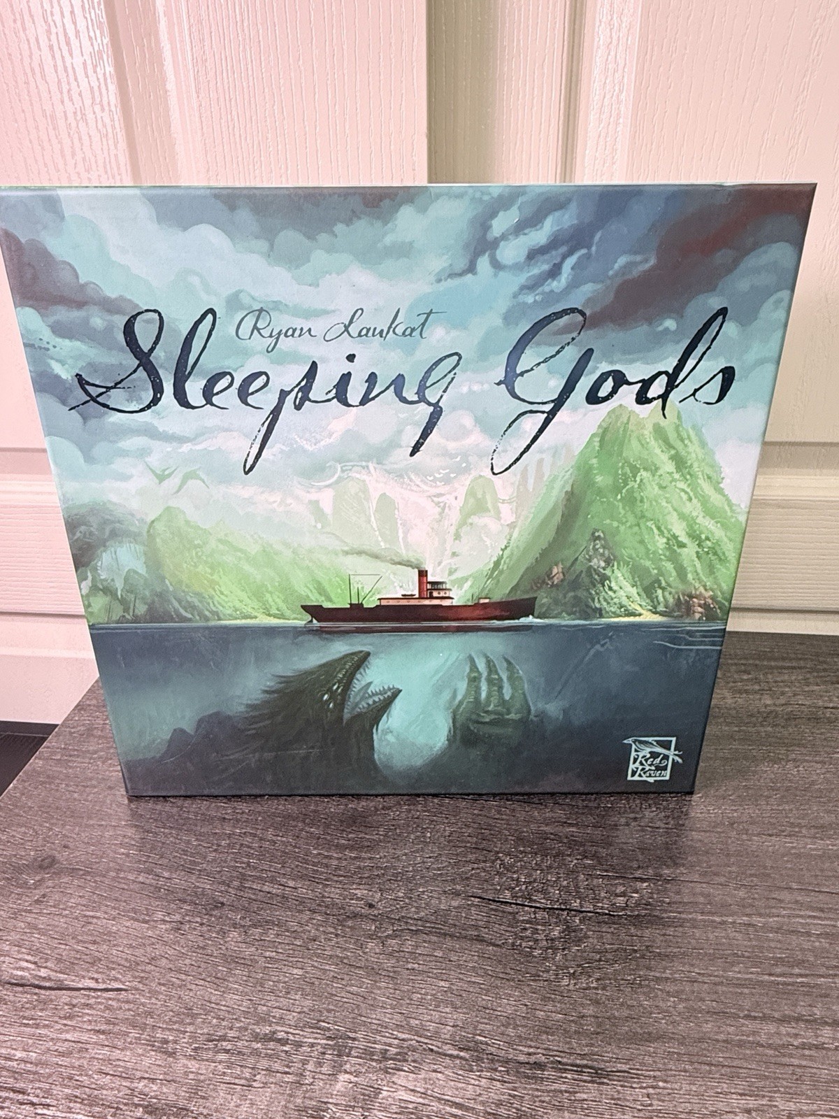 Sleeping Gods Board Game Complete in Box CIB Red Raven Games Ryan Laukat