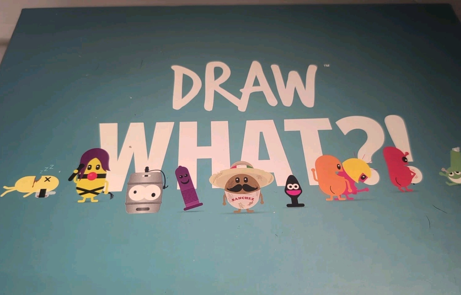 Draw What?! Adult Party Board Game ADULT CONTENT Humor RARE 2015 COMPLETE