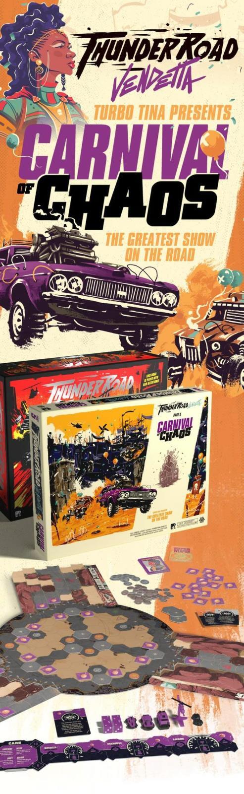 Thunder Road Vendetta: Carnival of Chaos by Restoration Games SEALED
