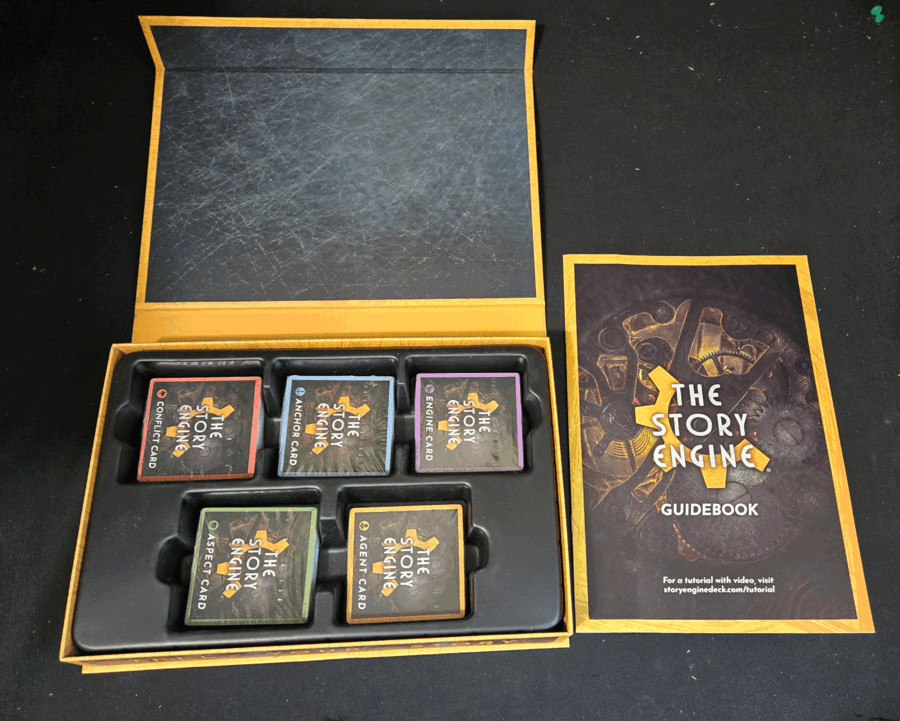The Story Engine Deck & Deck Of Worlds RPG Prompt Cards Storytelling Accessory