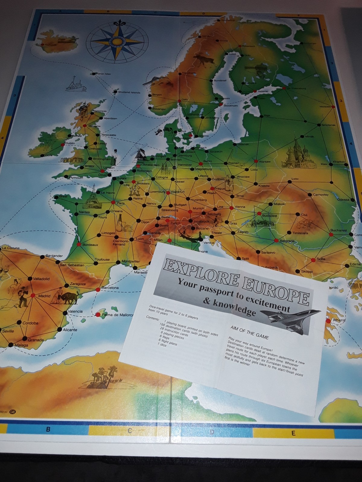 Explore Europe COMPLETE Ravensburger family geography board game