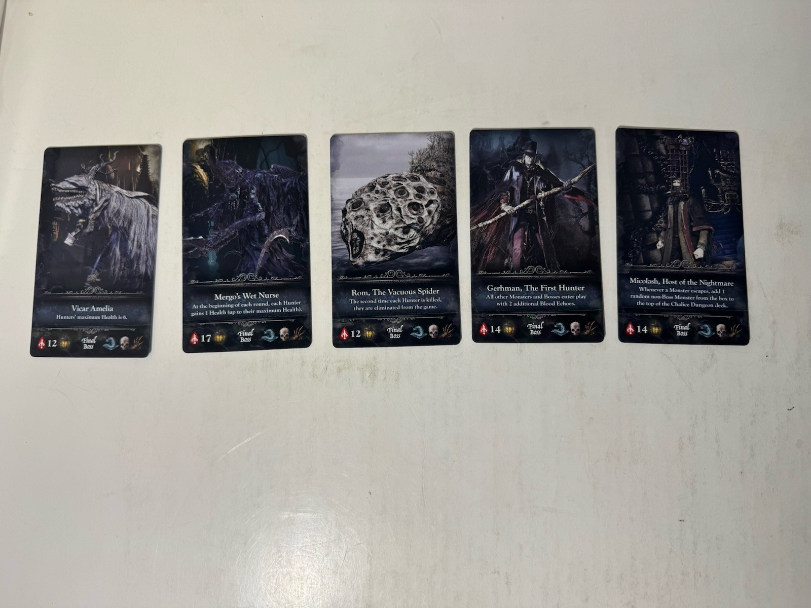 Bloodborne The Card Board Game 2018 CMON Eric M. Lang Gothic Horror Complete