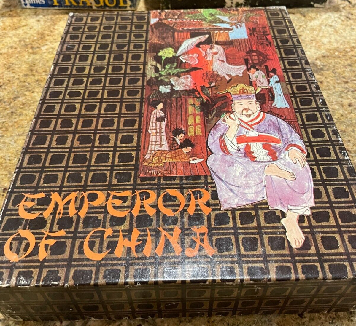 VINTAGE 1972 EMPEROR OF CHINA BOARD GAME DYNAMIC GAMES CLASSICAL CHINA COMPLETE