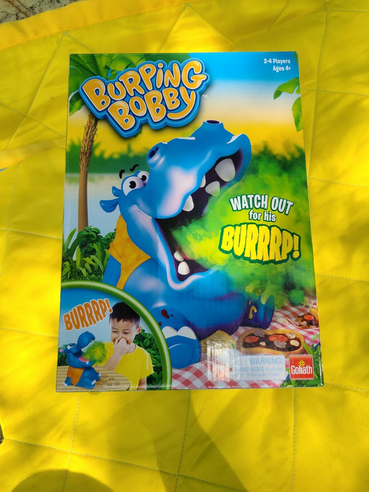 Burping Bobby Game by Goliath Ages 4+ Family Game Night Fun NIB