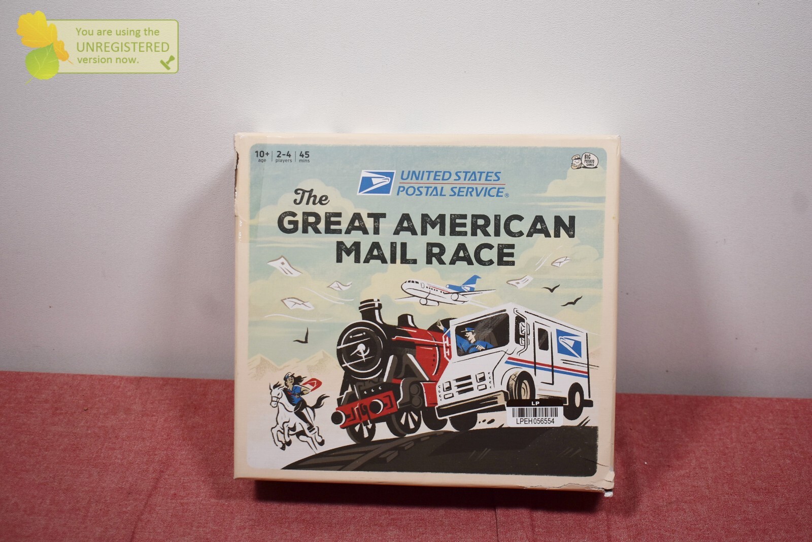 Big Potato USPS The Great American Mail Race Board Game