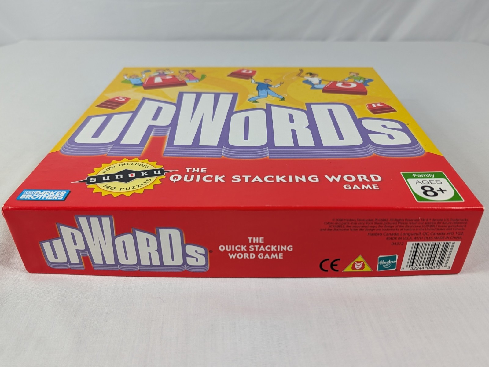 UpWords The Quick Stacking 3-D Word Game & Sudoko Ages 8 & Up Pre-Owned