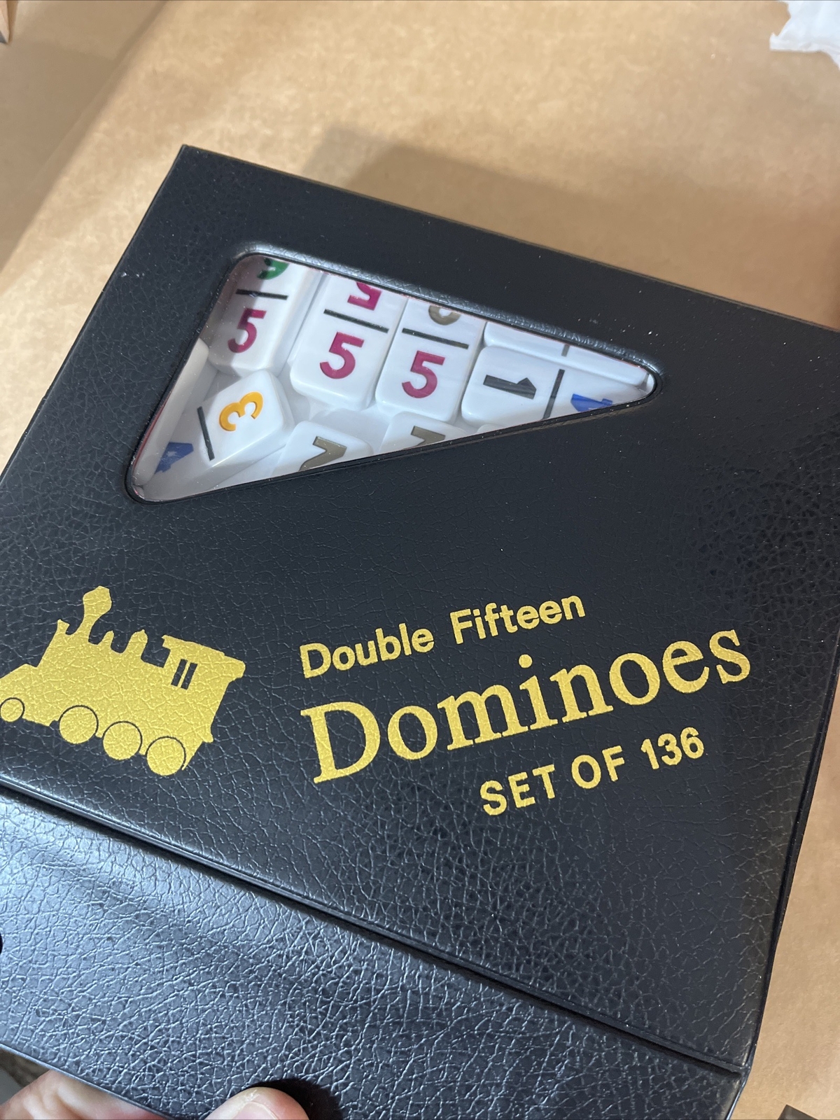 Mexican Train And Chicken Dominoes, Professional Set Of 136 Missing 0-13 See Pic