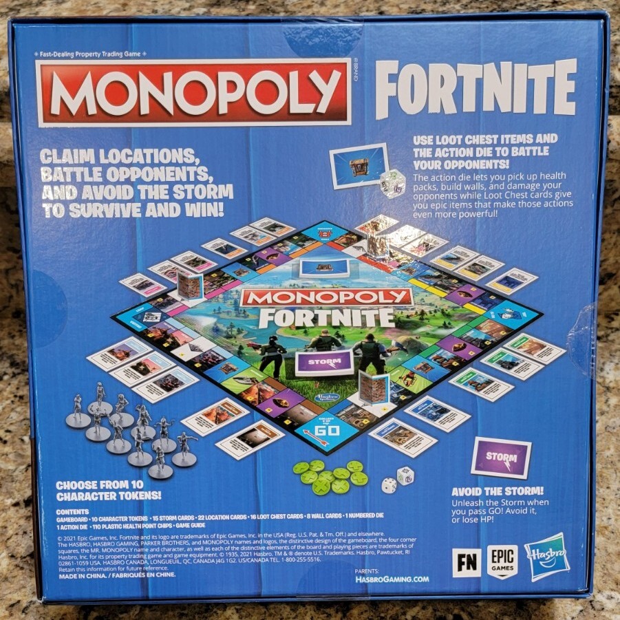 Hasbro Gaming Monopoly Fortnite Collectors Edition Board Game NEW