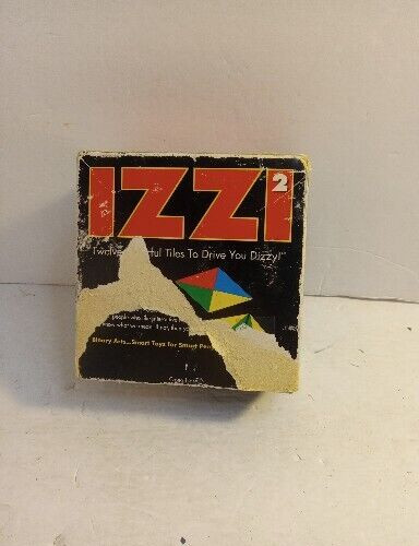 1993 Binary Arts IZZI 2 PUZZLE TILE GAME=1 player= with pieces/box/booklet