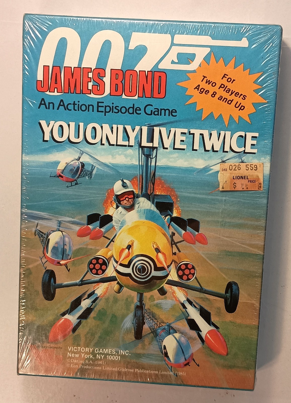 Vintage 1985 James Bond 007 You Only Live Twice Action Episode Game Sealed