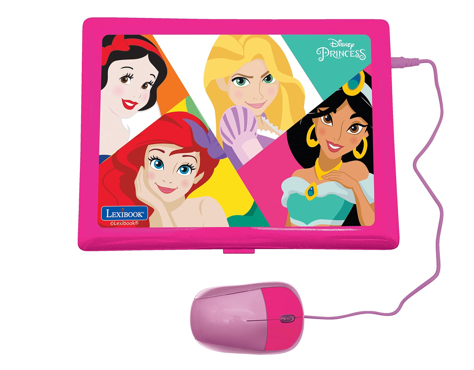 Educational Laptop Disney Princess Bilingual Spanish English 124 Activities Pink