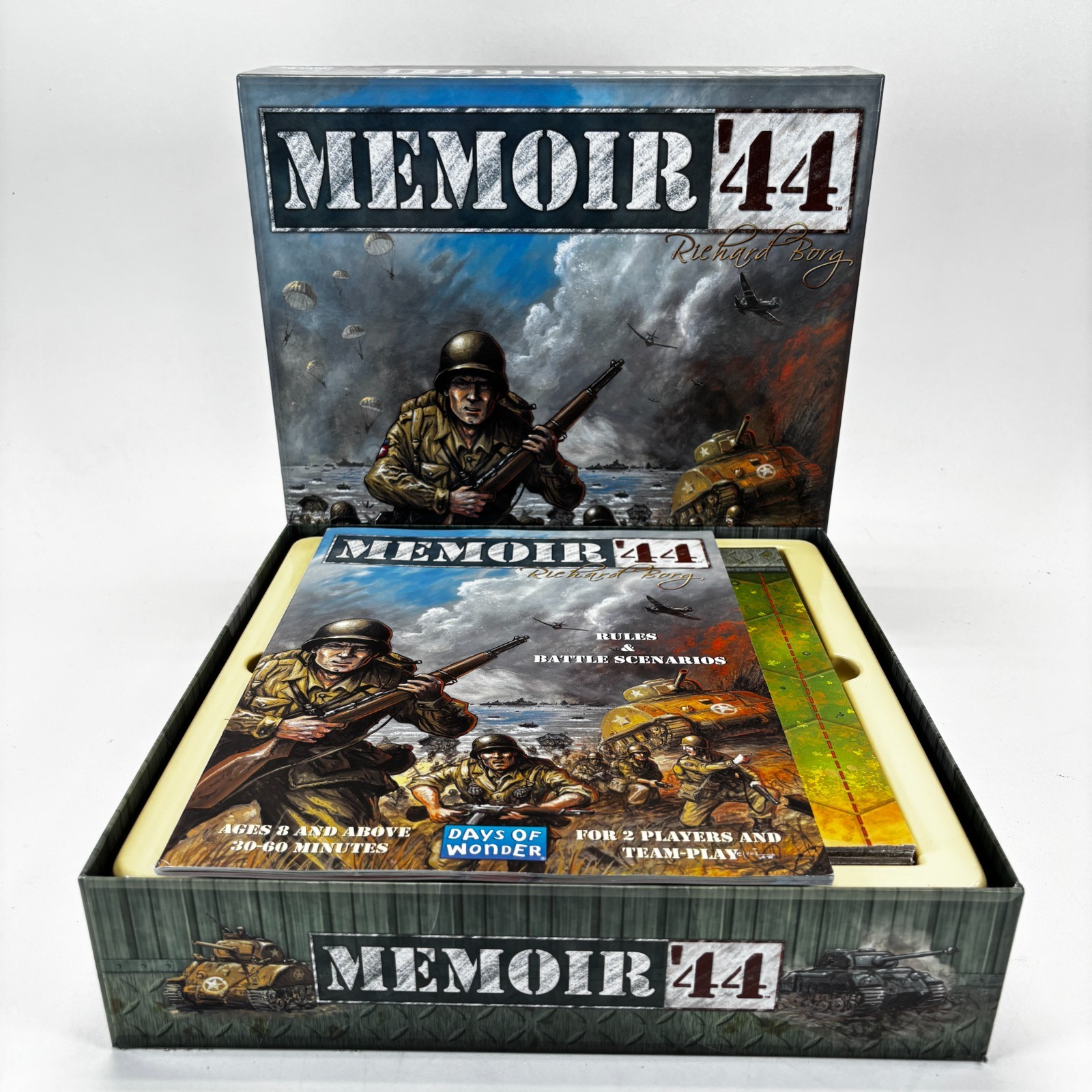 Memoir ’44 WWII Board Game – Historical Miniatures Strategy for 2-8 Players