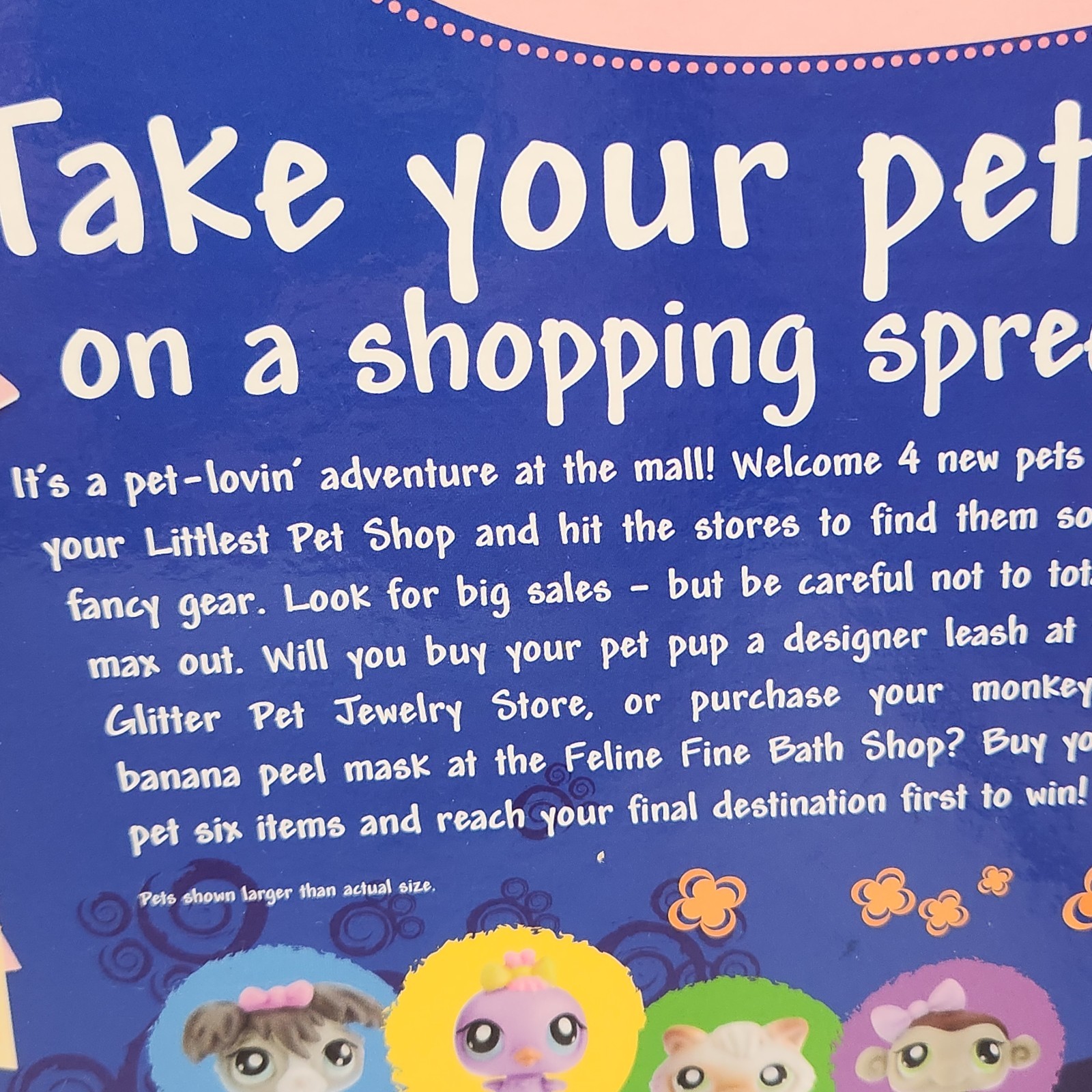 Littlest Pet Shop Mall Madness Game COMPLETE Milton Bradley Animals LPS Shopping