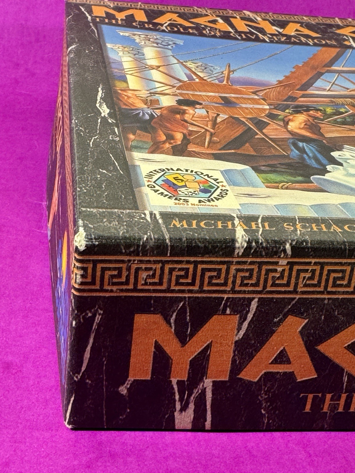 Magna Grecia Box Rio Grande Boardgame Used