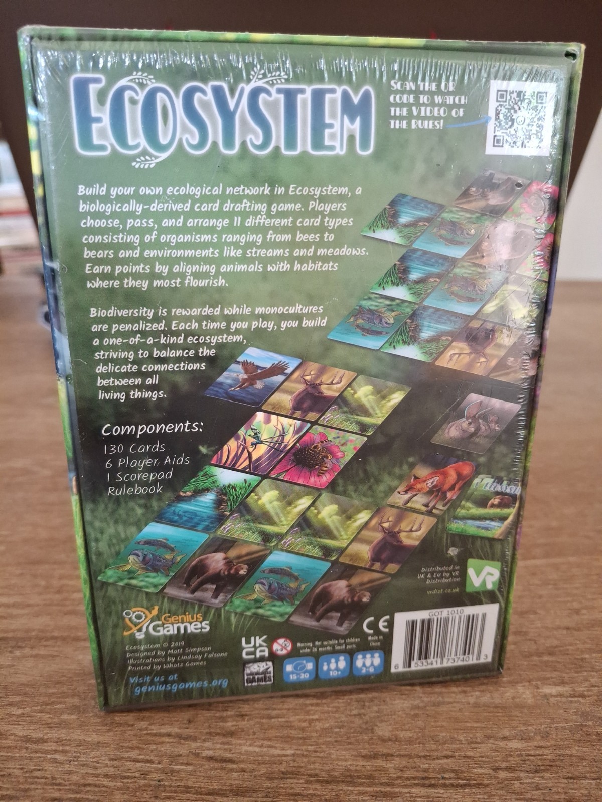 Ecosystem Card Game by Matt Simpson (100% Complete / Sealed) Genius Games