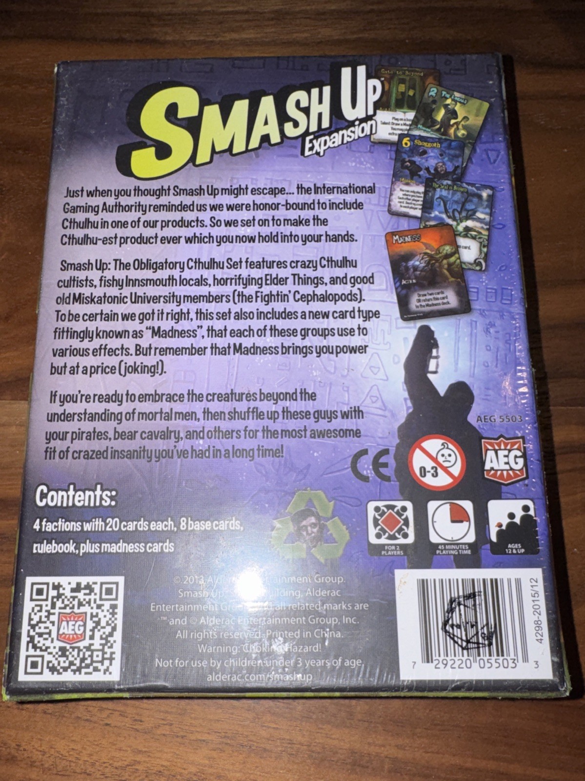 Smash Up The Obligatory Cthulhu Expansion Game – AEG