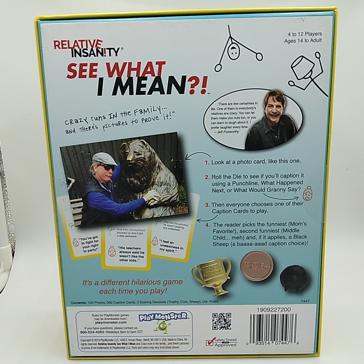 PlayMonster Relative Insanity: See What I Mean?! – Party Game with Funny Phot…